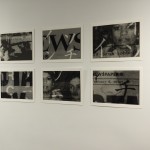 IMAGES.MOV installation at FMC, Daily News prints, archival inkjet and paper, bl/wt, 1 of 1, 11"X17", 2011, signed 